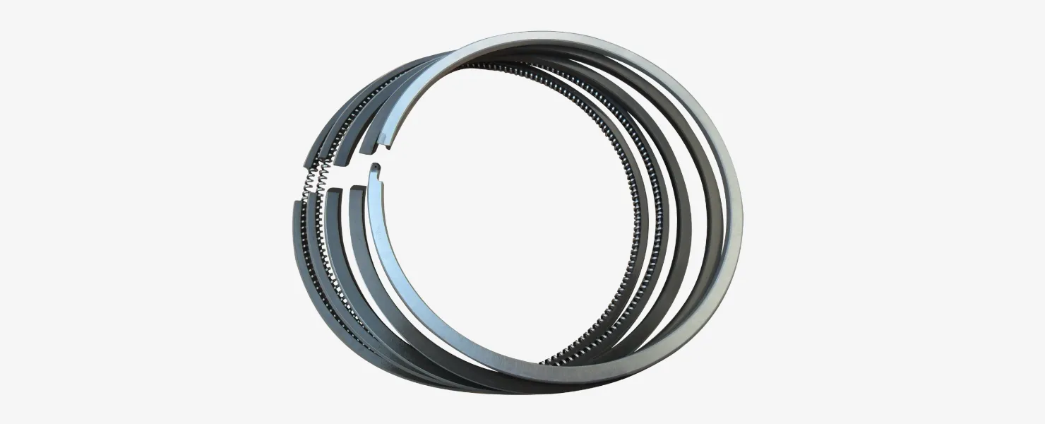 Marine piston rings for 2-stroke and 4-stroke marine engines