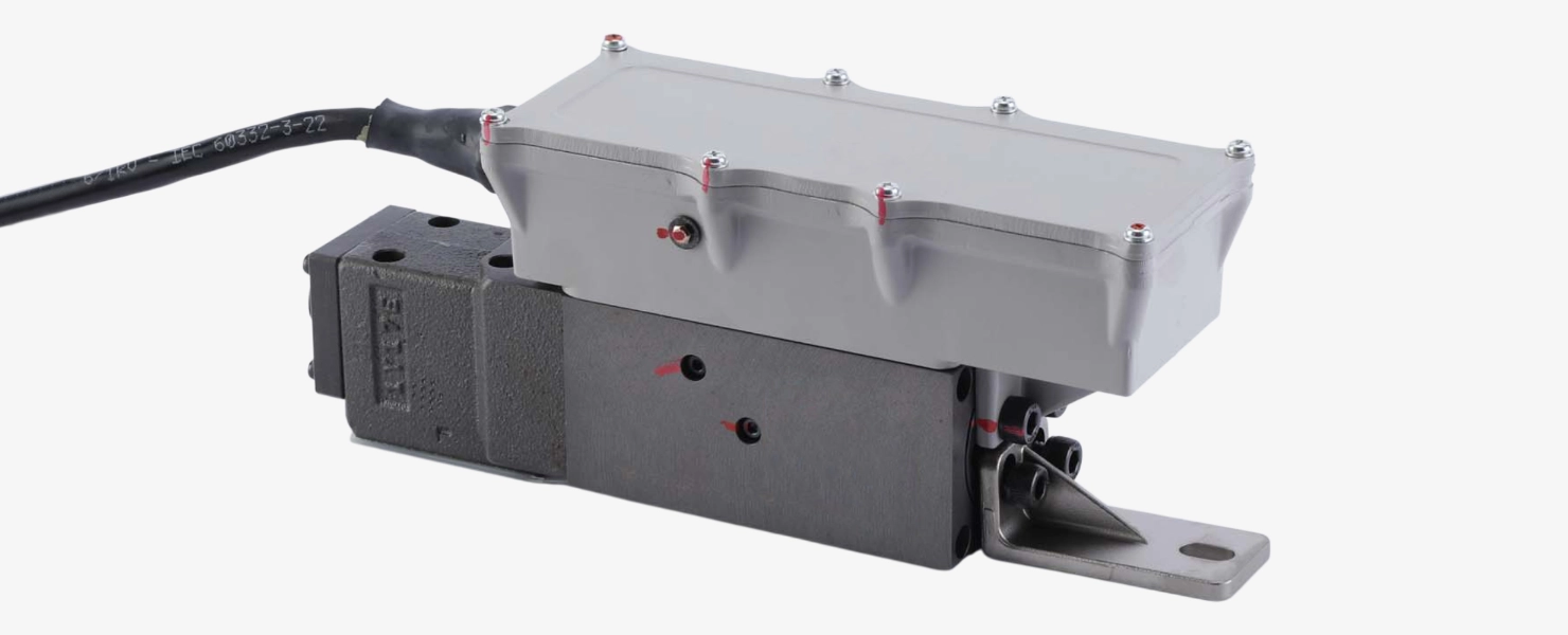 Marine proportional valve for precise control of fluid flow and pressure in engine systems